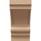 Ekena Millwork 5"W x 5"D x 10"H Wide Diane Rough Cedar Woodgrain TimberThane Corbel, Primed Tan CORUR05X05X10DIARCPR - alternate 3